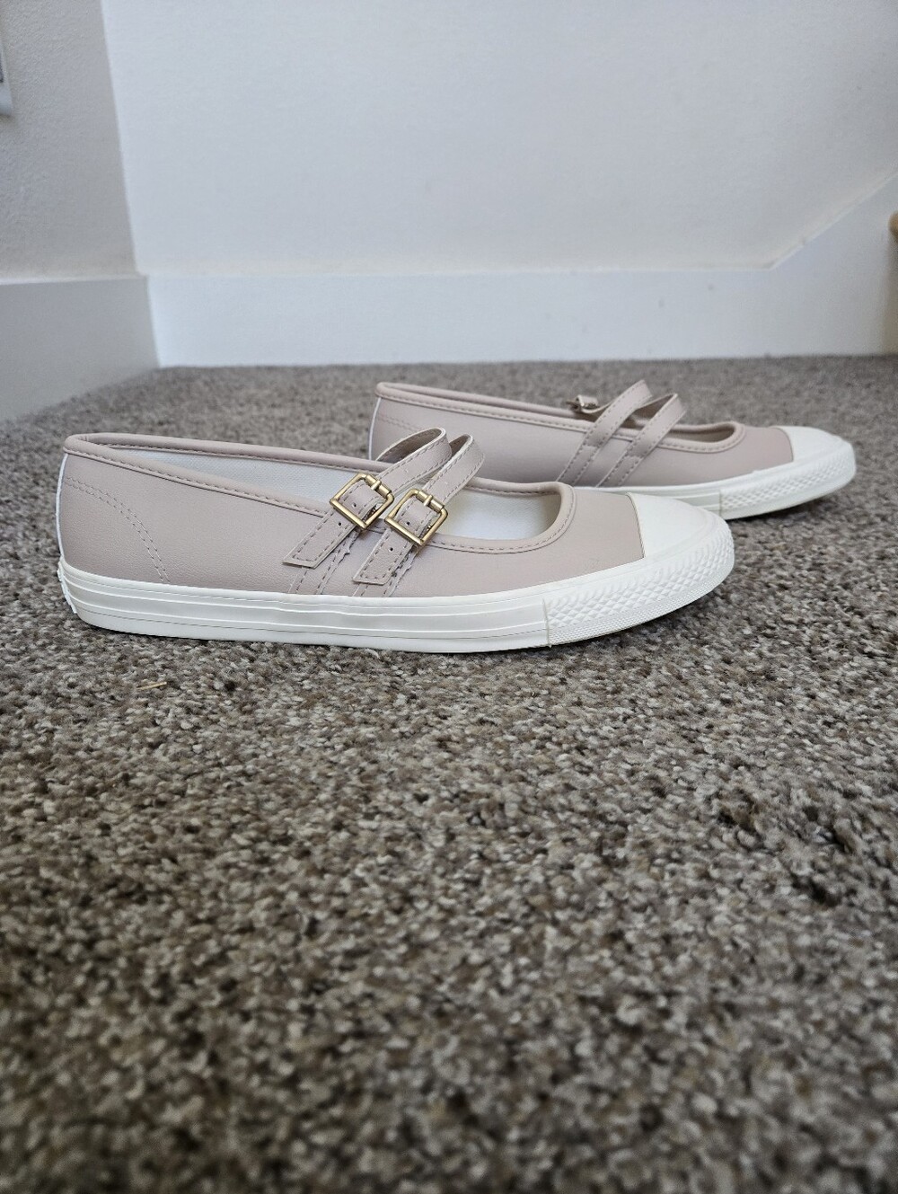 Converse Chuck Taylor All Star Dainty Mary Jane Shoes Warm Clay Women's 8 Flats